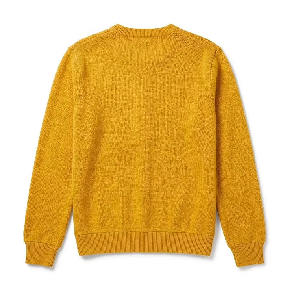 Sears Kings Road Cardigan Mens Medium Yellow Excellent Vintage Orlon V-Neck